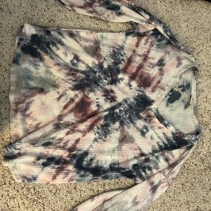 Tie dye long sleeve shirt